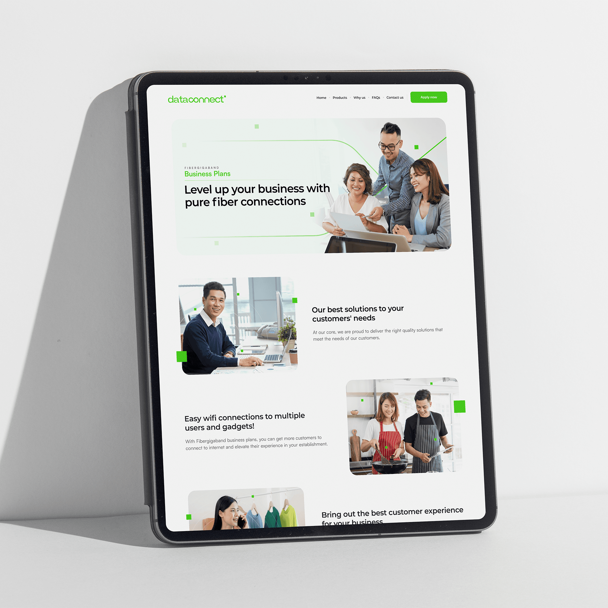 Fiber connections website